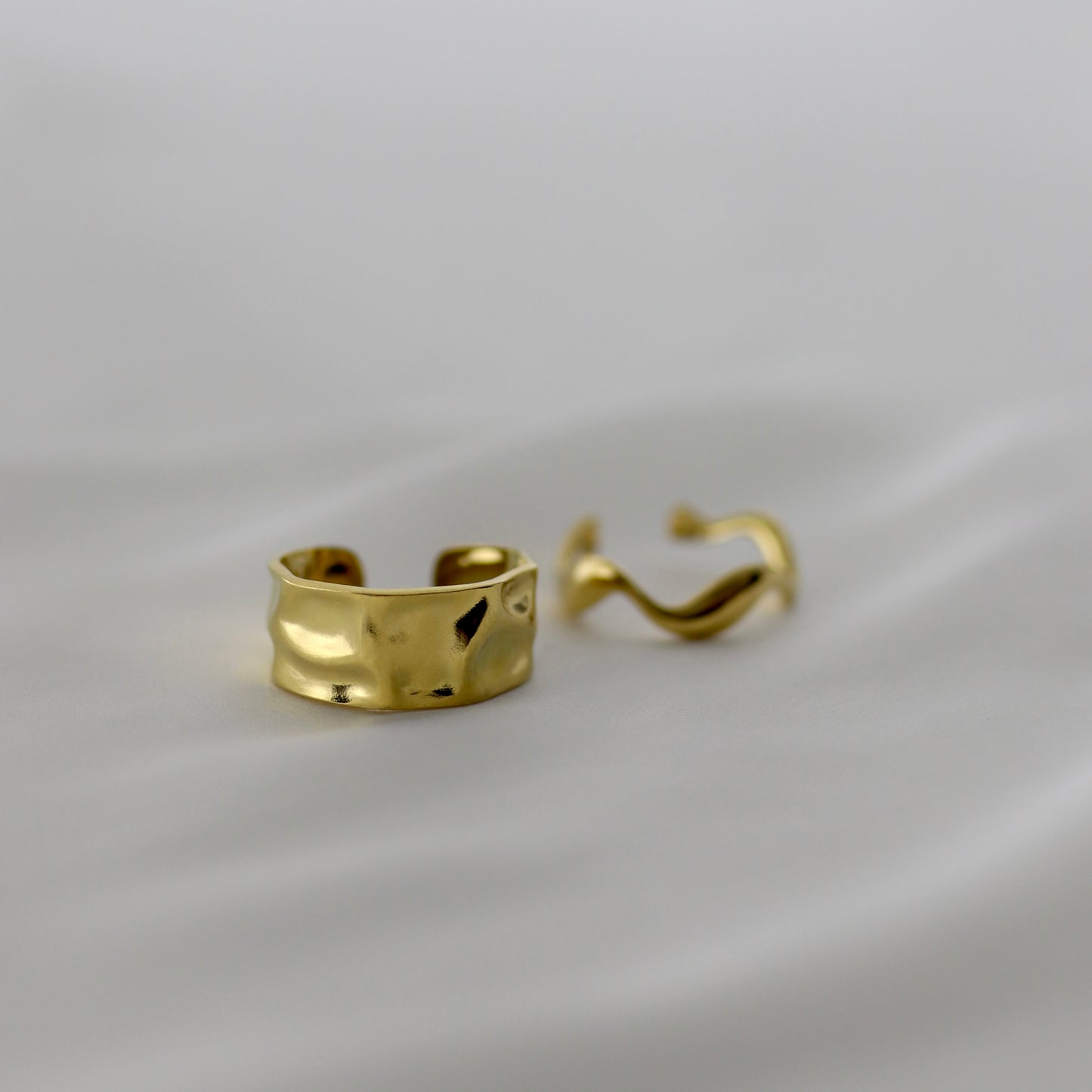 GOLDEN DUNE 2er Ring Set